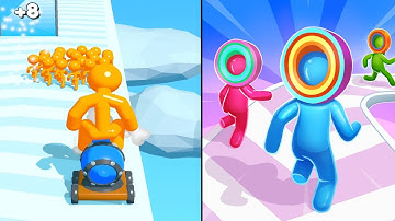 Tall Man Run VS Layer Man 3D WALKTHROUGH Max All Levels Android iOS Gameplay