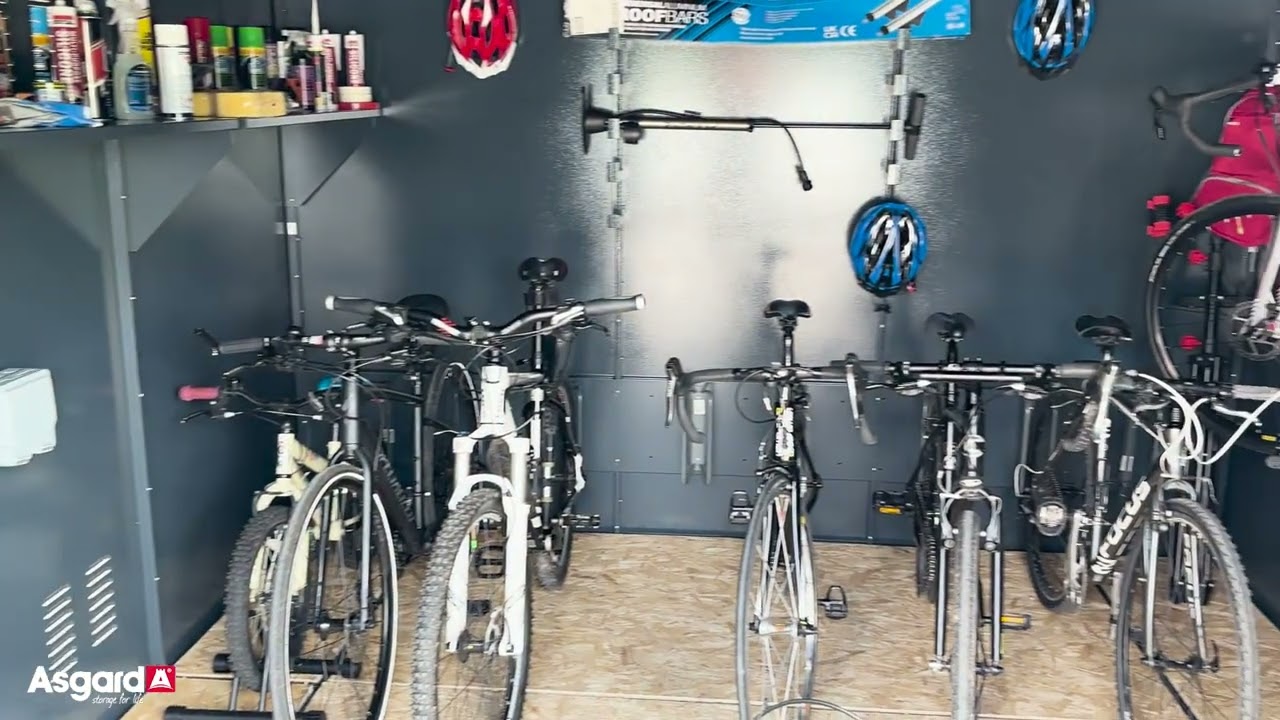 Inside the Garrison Cycle Workshop - Police approved