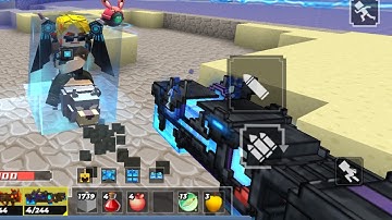 Strongest Freeze Weapon *PLASMA RAILGUN* in Bullets Fly! (Blockman Go)
