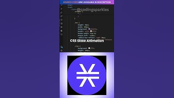 CSS Skew Animation - 15th August, 2024 | HTML CSS | #codingshorts #html #shorts #coding