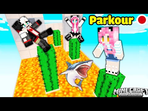 REDHOOD VÀ MỀU THỬ THÁCH HOÀN THÀNH LỚP HỌC PARKOUR TRONG MINECRAFT*MỀU THAM GIA TRƯỜNG HỌC PARKOUR