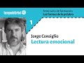 Jorge Consiglio. 1. Lectura emocional