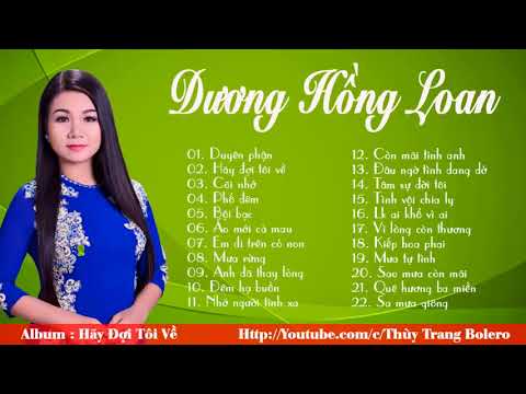 Nhạc Bolero Dương Hồng Loan - Dương Hồng Loan 2018 - LK Nhạc trữ tình quê hương Dương Hồng Loan hay nhất