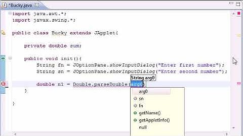 Intermediate Java Tutorial   22 -  init for Applets