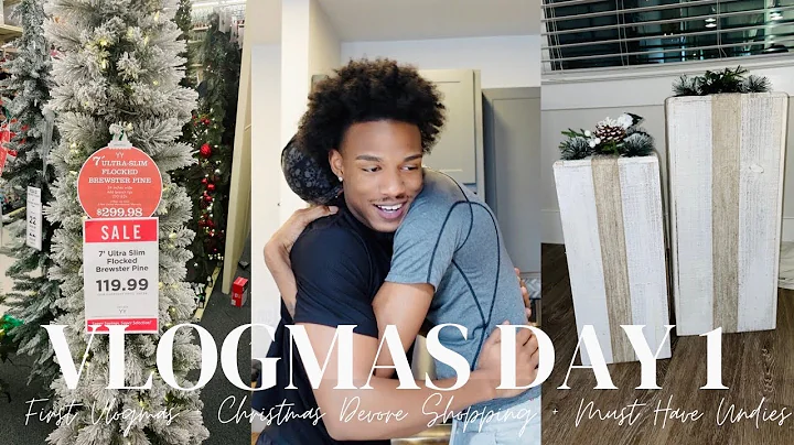 VLOGMAS DAY 1| Our First Vlogmas + Naughty Undies ...