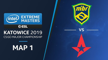 CS:GO - MIBR vs. Astralis [Overpass] Map1 - Semifinals - Champions Stage - IEM Katowice 2019