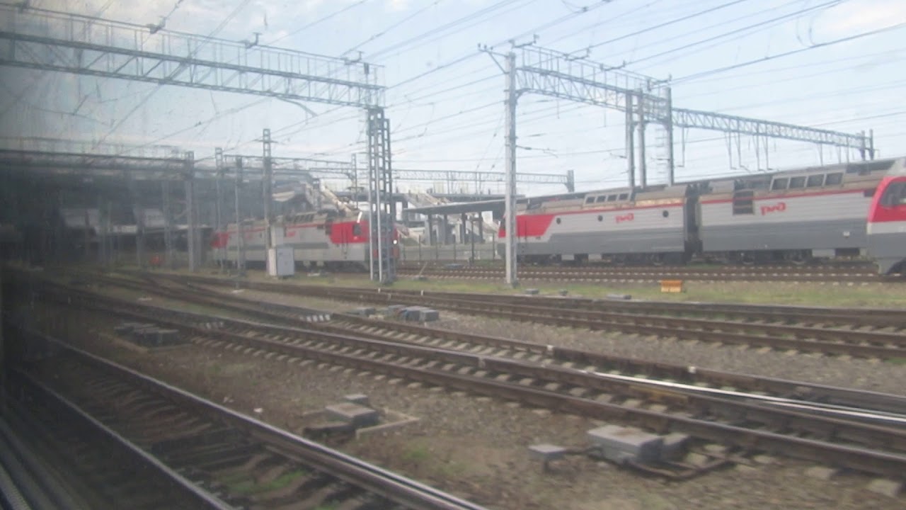 Станция Адлер СКЖД прибытие. Поезд№201М Москва-Адлер 19.08.2017