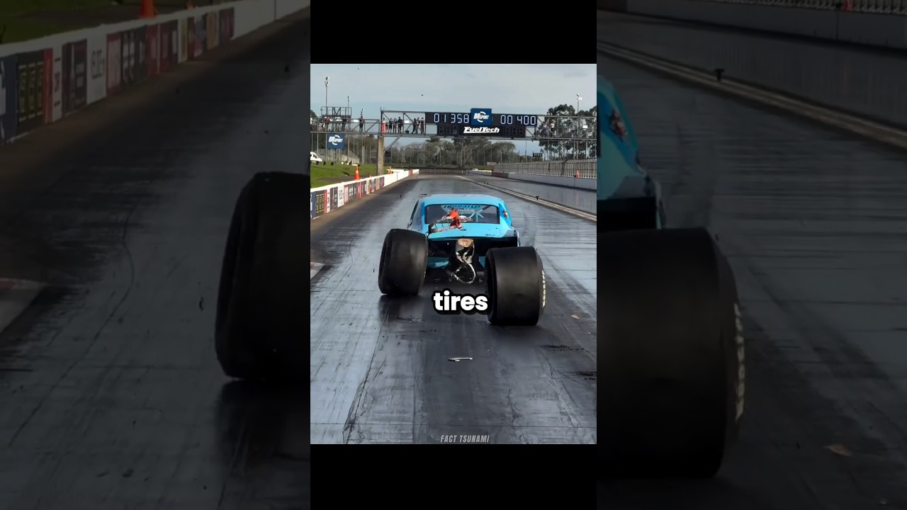 This drag racetrack is so sticky! #shorts
