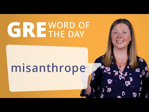 Video: Bagaimana menempatkan misanthropist dalam sebuah kalimat?