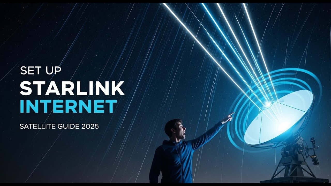How to Set Up Starlink Internet (Satellite Setup Guide 2025)