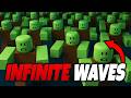INFINITE WAVES in SURVIVE ZOMBIE ARENA Roblox - Best Solo Strategy Guide