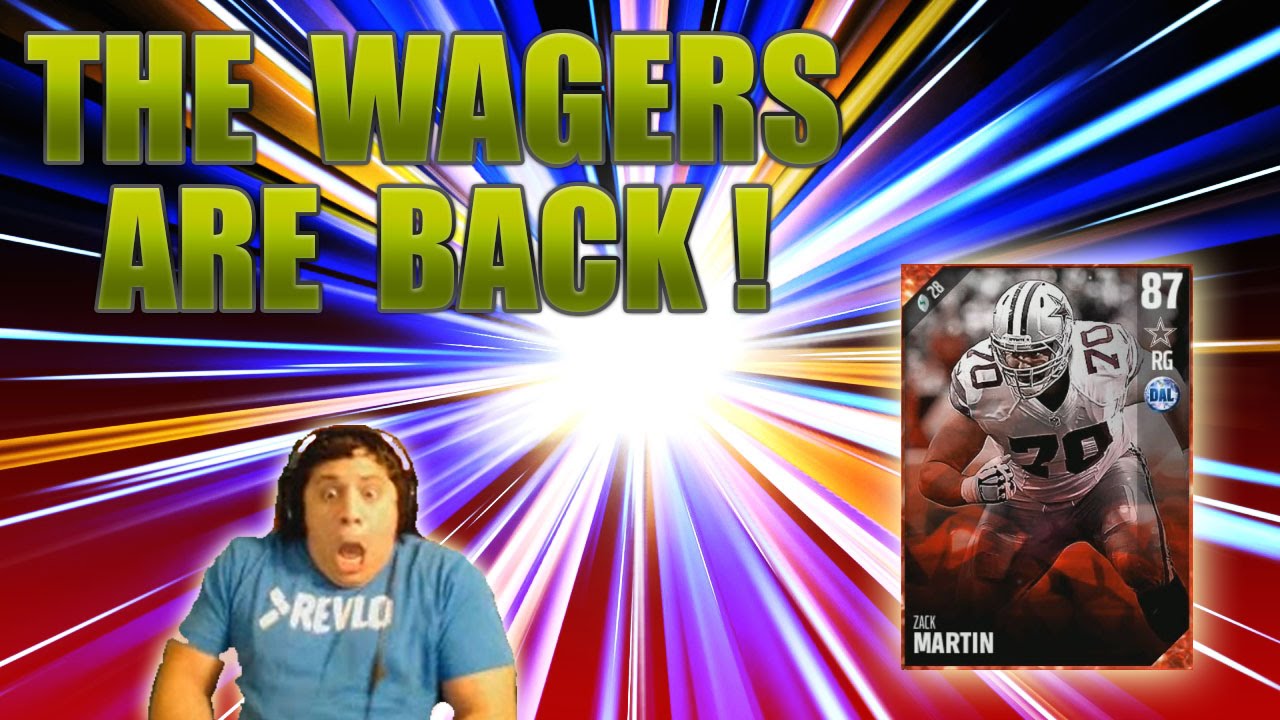 MY FIRST WAGER MATCH OF MADDEN 17! (25K WAGER MATCH) - MADDEN 17 ULTIMATE TEAM