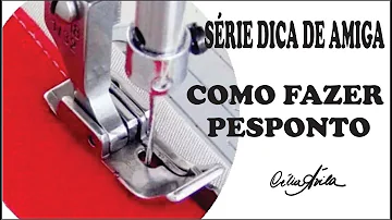O que é um pesponto?