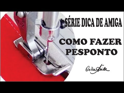 COMO FAZER PESPONTO COM CÉLIA ÁVILA