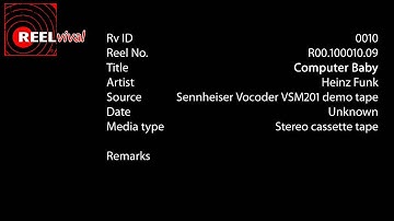 Rv 0010 / Computer Baby