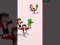 Who is the tallest? JJ or Mikey - MAIZEN Minecraft Animation #minecraftanimation #maizen #shorts