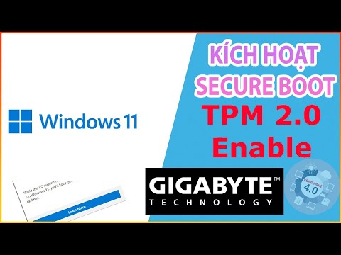 Video Cách kích hoạt Secure Boot, TPM 2.0 trên main Gigabyte... - youtube