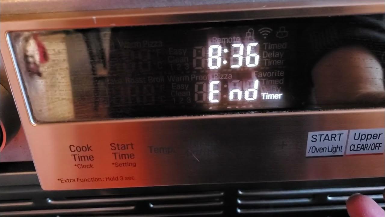 Timer chime on LG oven YouTube