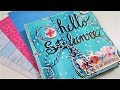 MixedMedia Flipbook for Stefanie ~ Process