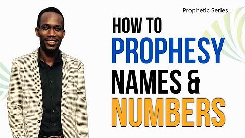 HOE JE NAMEN EN GETALLEN KUNT #PROFETEREN - 2 | Apostel Raymond Idah