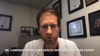 WATCH NOW: Duke Health’s Dr. Cameron Wolfe discusses increase in COVID-19 hospitalizations
