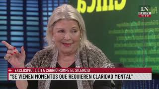 Lilita Carrió: 'Cristina seguro termina con prisión domiciliaria'