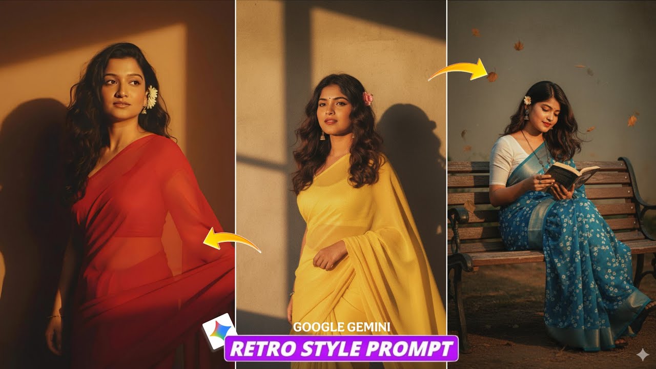 Trending Ai Retro Style Vintage Photo Editing Prompts | Google Gemini Viral Photo Editing | Gemini