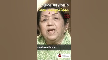 Lessons from Masters S02 "Natural talent or Riyaaz?" | Lata Mangeshkar