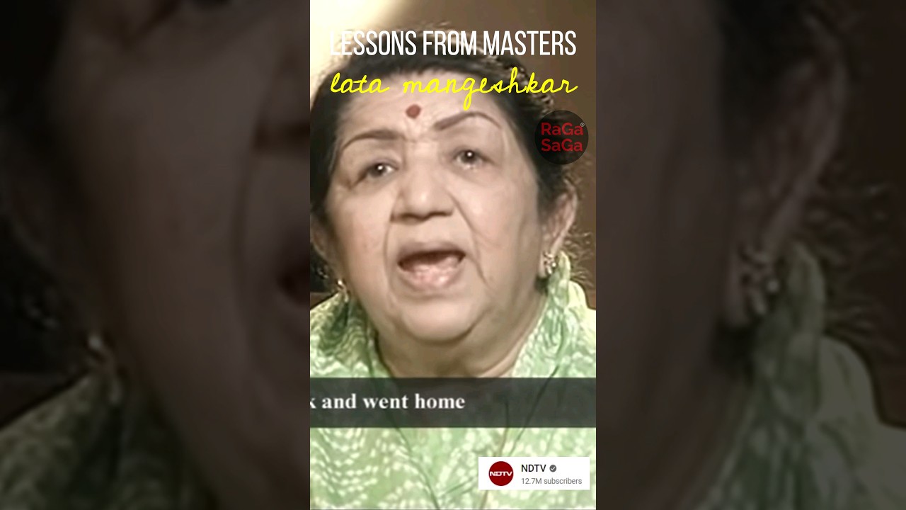 Guarda Lessons from Masters S02 "Natural talent or Riyaaz?" | Lata Mangeshkar su YouTube Guarda Lessons from Masters S02 "Natural talent or Riyaaz?" | Lata Mangeshkar su YouTube