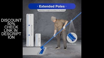 5.2M Concrete Tool Trowel Cement Finishing Tool W/ Round End Surface Smoothing Tool & Float Handle