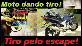 Fazer 250 E Lander Moto Dando Tiro Pelo Escapamento Fazer 250 E Lander Moto Dando Tiro Pelo Escapamento