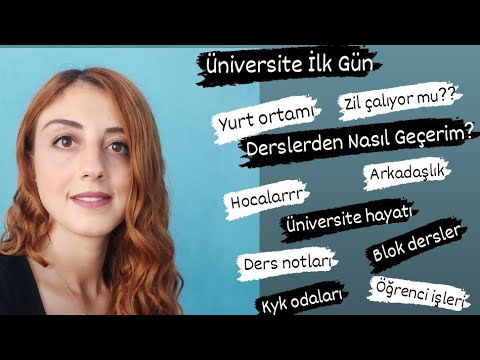 ÜNİVERSİTE İLK GÜN