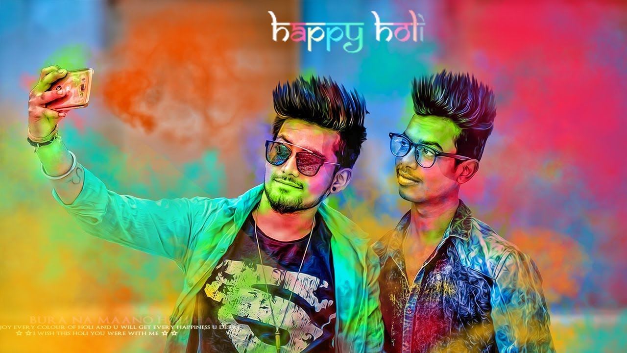 Photoshop Holi Special Editing And Effects Tutorial YouTube