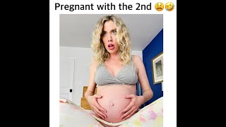 Pregnant with the 2nd 😫🤣
