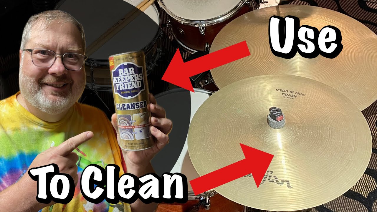 Cymbal cleaning made easy – Bar Keepers Friend