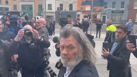 Gerry 'The Monk' Hutch leaving court
