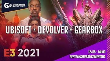 E3 DAY 1 - Ubisoft - Devolver - Gearbox【com Comentários】