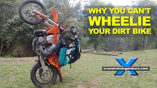 Can't wheelie? Here's the number one reason!︱Cross Training Enduro Resimi