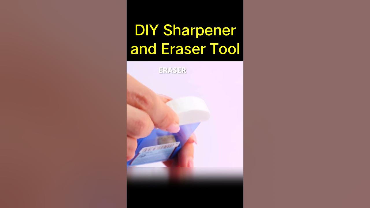 DIY Sharpener and Eraser Tool Facts In Hindi YouTube