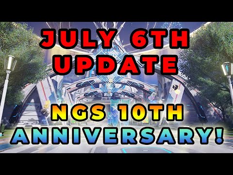 [PSO2:NGS] July 6th UPDATE! 10th Anniversary Arrives!