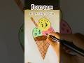 How to draw an ice cream  paper ice cream ialphabet drawing easy drawing for kids