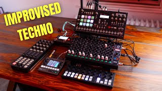 Tips + Tricks on Approaching a DAWLESS Improvised Techno Set