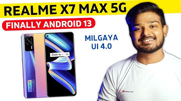 Realme X7 Max 5G Android 13 Update Review | Finally Milgaya 🔥| Realme Ui 4.0 Update On Realme X7 Max