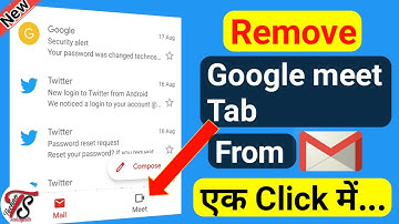 How to remove google meet from gmail App||Google meet ko Gmail se kaise hataye 2020||Techno Sahayata