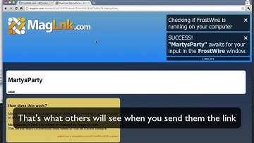 FrostWire 5 - How To Send a File or Folder
