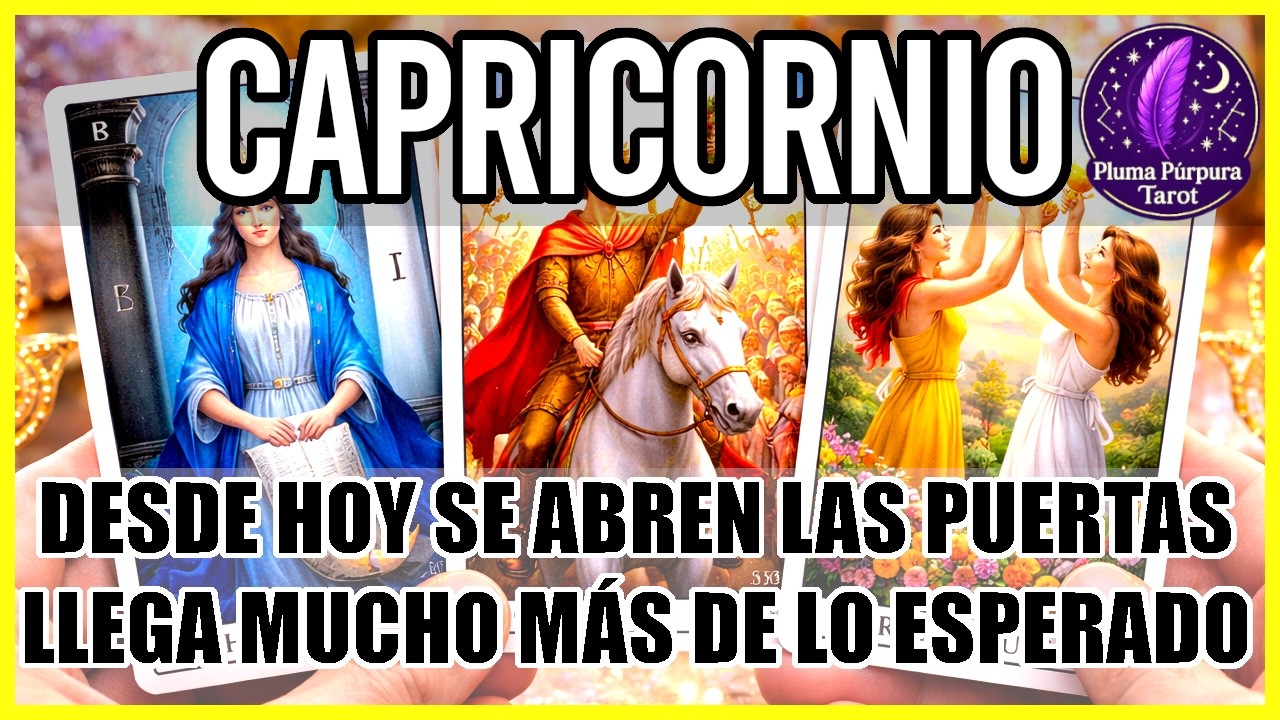 Capricornio ☀️ Tanta Alegria No Cabrá En Tu Cuerpo! Esta Noticia Cambiará Tu Vida! ☀️