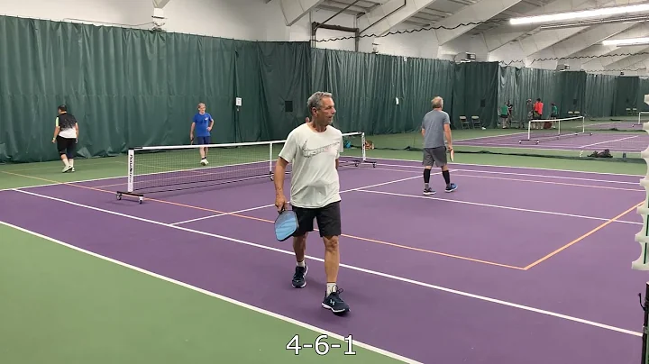 2021 New Canaan Pickleball Tournament David Delceg...