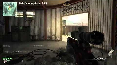 Call Of Duty MW3 - MSR Quick Scope Feed