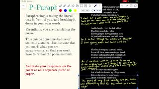 TPCASTT with Audio