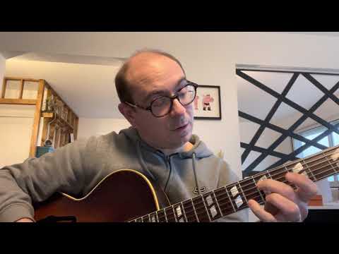 Si tu savais... Georges Ulmer par Poisson chat - guitar chord melody (Gibson L7)